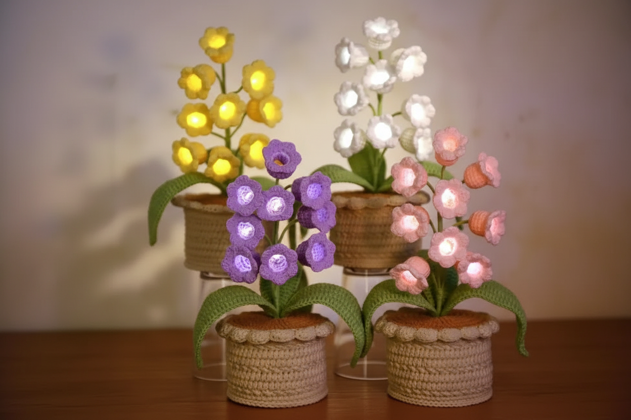 Lily of the Valley Lamp - Professional Product Shot